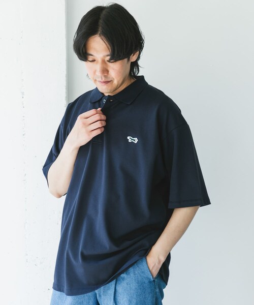 URBAN RESEARCH DOORS（アーバンリサーチドアーズ）の「『XLサイズ/WEB限定』『別注』PENNEYS×DOORS　THE FOX 鹿の子 ポロシャツ（ポロシャツ・メンズ・ASH GRAY/PURPLE/STEEL BLUE/NAVY・M/L/XL）」の19枚目の写真