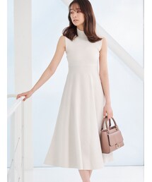 MERCURYDUO | 【To/】ハイゲージノースリフレアニットワンピース(ワンピース)