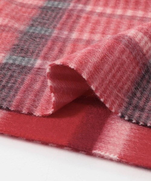 URBAN RESEARCH DOORS（アーバンリサーチドアーズ）の「ウールチェックストール（ストール/ショール・レディース・GRAY/RED/BLUE/GREEN・one）」の21枚目の写真