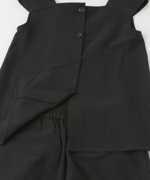 URBAN RESEARCH ROSSO(アーバンリサーチロッソ)の「『UR TECH DRYLUXE』F by ROSSO フレンチブラウス+ワイドパンツ(セットアップ・レディース・MOCHA/BEIGE/BLACK・36/38)」の13枚目の写真