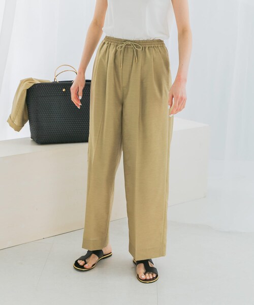 URBAN RESEARCH ROSSO（アーバンリサーチロッソ）の「シアーパンツ（その他パンツ・レディース・bk×white/beige・FREE）」の4枚目の写真