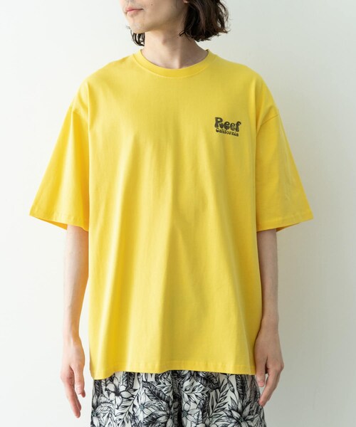 URBAN RESEARCH Sonny Label（アーバンリサーチサニーレーベル）の「REEF　FUN GRAPHIC SHORT-SLEEVE T-SHIRTS（Tシャツ/カットソー・メンズ・WHT/BLK/YEL・M/L）」の15枚目の写真