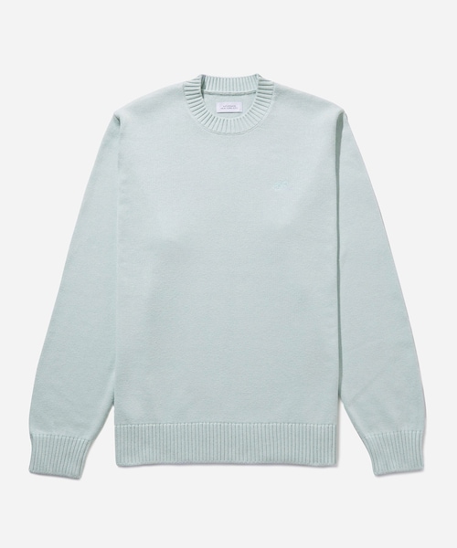 Saturdays NYC（サタデーズ ニューヨークシティ ）の「Greg Crewneck Sweater（ニット/セーター・メンズ・チャコール/サックス・L/M/S/XL/XS）」の8枚目の写真