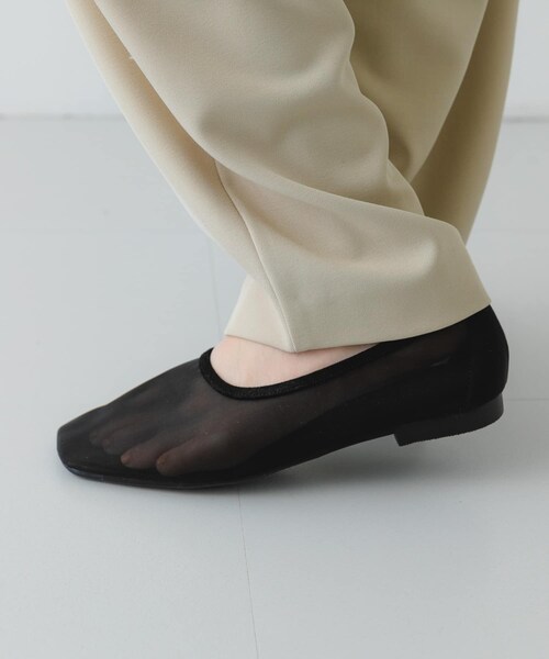 RODE SKO（ロデスコ）の「『MADE IN JAPAN』シアーフラットシューズ（バレエシューズ・レディース・BLACK/BEIGE/WHITE・36/37/38）」の22枚目の写真