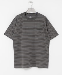 ANOTHER OFFICE | ANOTHER OFFICE　O.MULTI STRIPE POCKET T-SHIRTS(Tシャツ/カットソー)