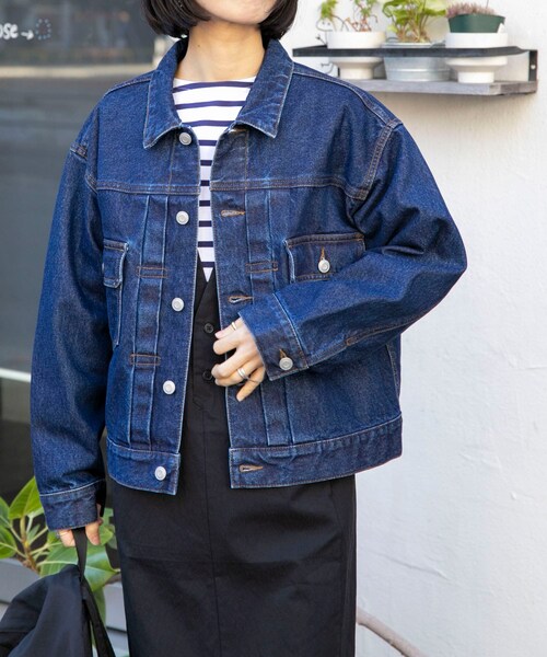 URBAN RESEARCH DOORS（アーバンリサーチドアーズ）の「FORK&SPOON　JFデニムジャケット（デニムジャケット・レディース・ONEWASH/USED・1）」の4枚目の写真