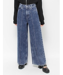 EATME | ピンタックワイドデニムパンツ(デニムパンツ)