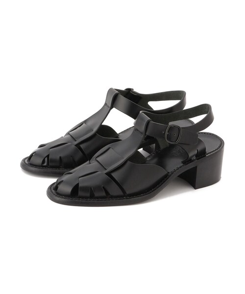 ADAM ET ROPE'(アダムエロペ)の「【HEREU(ヘリュー)】PESCA HEELED(サンダル・レディース・ブラック/ブラウン・36.0/37.0/38.0)」の1枚目の写真