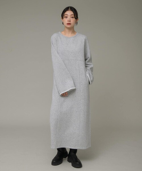 URBAN RESEARCH Sonny Label（アーバンリサーチサニーレーベル）の「リラクシースウェットドレスワンピース（ワンピース・レディース・チャコール/グレー/ブラウン・FREE）」の21枚目の写真