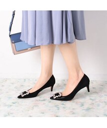 Mode et Jacomo（モードエジャコモ）の「モード エ ジャコモ MODE ET JACOMO  【WEB限定】ビジューポインテッドトゥパンプス（パンプス）」