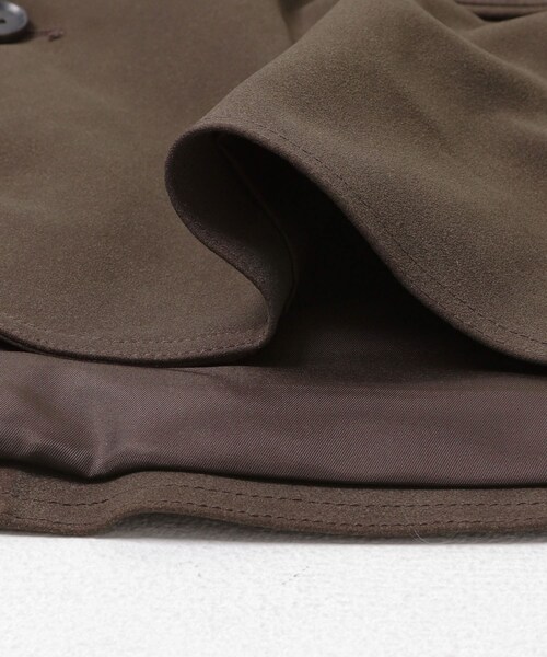 URBAN RESEARCH DOORS(アーバンリサーチドアーズ)の「フェイクスエード カーコートジャケット(テーラードジャケット・メンズ・BROWN/CHARCOAL・M/L)」の12枚目の写真