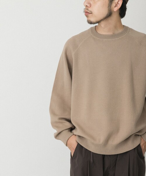 EKAL（エカル）の「ドライニットプルオーバー（ニット/セーター・メンズ・グレージュ/ブラウン/ネイビー・M/L）」の17枚目の写真