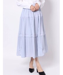 MERCURYDUO | スイッチングプリーツスカート(スカート)