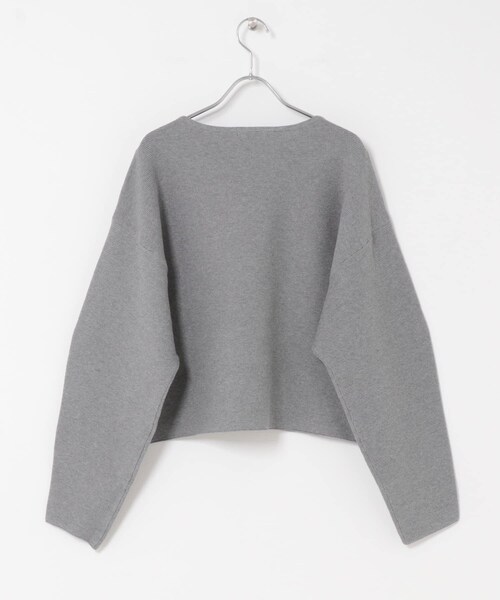 ITEMS URBANRESEARCH（アイテムズ アーバンリサーチ）の「バナナスリーブニット（ニット/セーター・レディース・OFF×BLK/RED/GRY/NVY×OFF・FREE）」の19枚目の写真