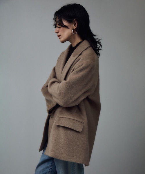 ADAM ET ROPE'（アダムエロペ）の「【J'aDoRe・店舗限定】【クチュール ド アダム】別注 Cottage Coat/コテージコート（チェスターコート・レディース・キャメル系・36/38）」の17枚目の写真