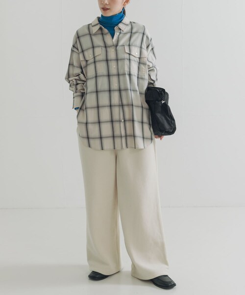 URBAN RESEARCH(アーバンリサーチ)の「『別注』THOUSAND MILE×URBAN RESEARCH KNIT FREECE LONG PANTS(その他パンツ・レディース・OFF WHITE/BORDEAUX/BLACK・M/L)」の18枚目の写真