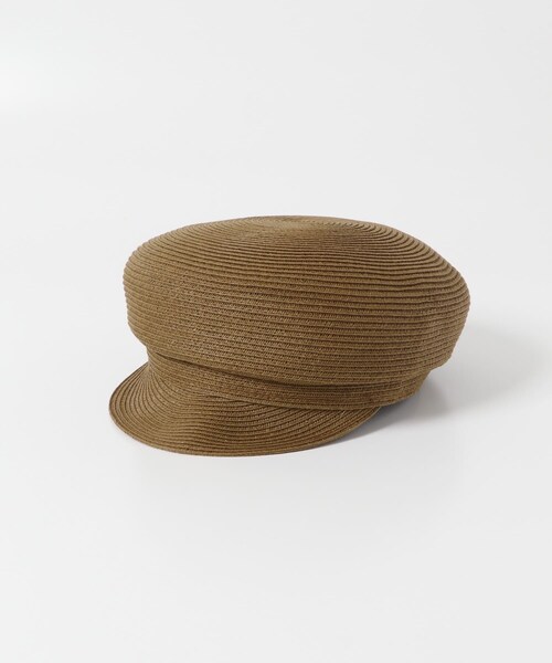 SENSE OF PLACE by URBAN RESEARCH(センスオブプレイスバイアーバンリサーチ)の「ペーパーキャスケット(キャスケット・レディース・IVORY/BROWN/BEIGE・one/One)」の9枚目の写真