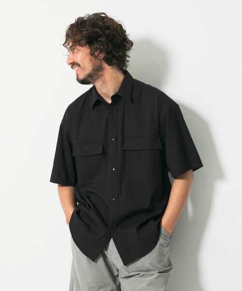 URBAN RESEARCH Sonny Label（アーバンリサーチサニーレーベル）の「OOPSノビイルダブルポケットシャツ（シャツ/ブラウス・メンズ・NAVY/BLACK/BEIGE・M/L/XL）」の12枚目の写真