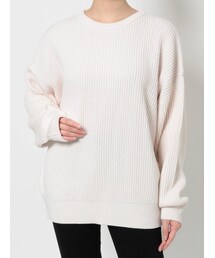 MURUA | バルキーコットンオーバーニット(ニット/セーター)
