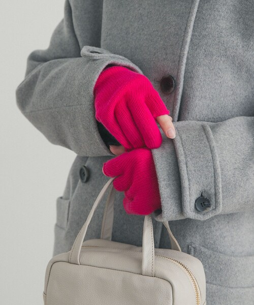 URBAN RESEARCH DOORS（アーバンリサーチドアーズ）の「WILLIAM BRUNTON　3ply Long Gloves（ベルト・レディース・グレー/ベージュ/ピンク・Free）」の19枚目の写真