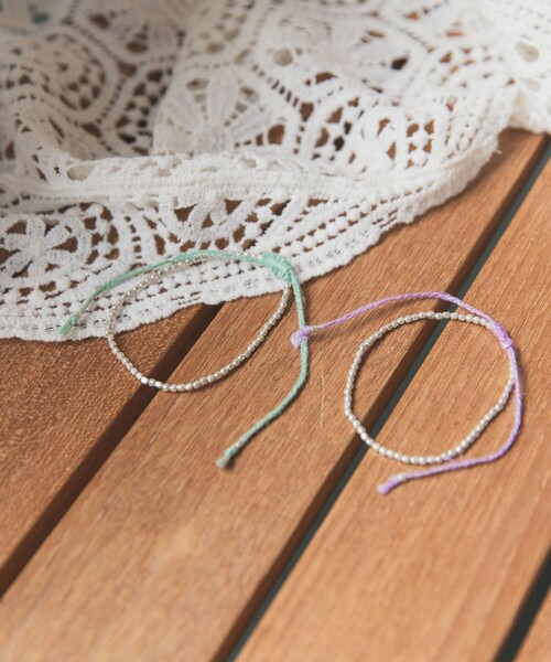 URBAN RESEARCH DOORS（アーバンリサーチドアーズ）の「ビーズブレスレット（ブレスレット・レディース・RED/BLUE/MINT/PURPLE・One）」の15枚目の写真