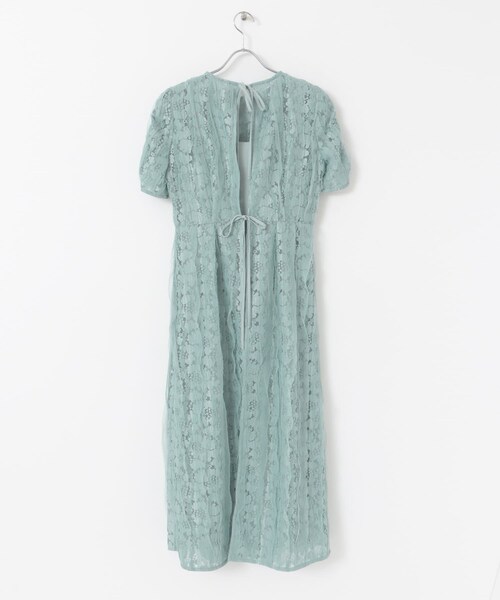 URBAN RESEARCH ROSSO（アーバンリサーチロッソ）の「kaene　リボンチュールエプロンドレス（ワンピース・レディース・mint/black・38）」の22枚目の写真