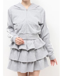 RESEXXY | ダブルポケットジップパーカー【セットアップ着用可能】(パーカー)