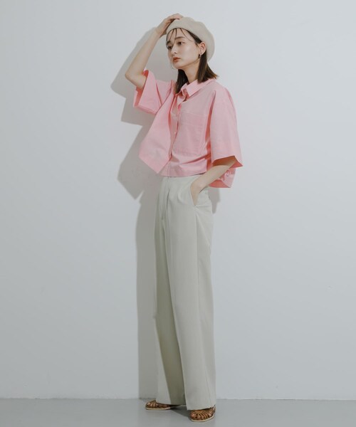 SENSE OF PLACE by URBAN RESEARCH（センスオブプレイスバイアーバンリサーチ）の「サーモベレー（ハンチング/ベレー帽・レディース・IVORY/BLACK・one）」の9枚目の写真