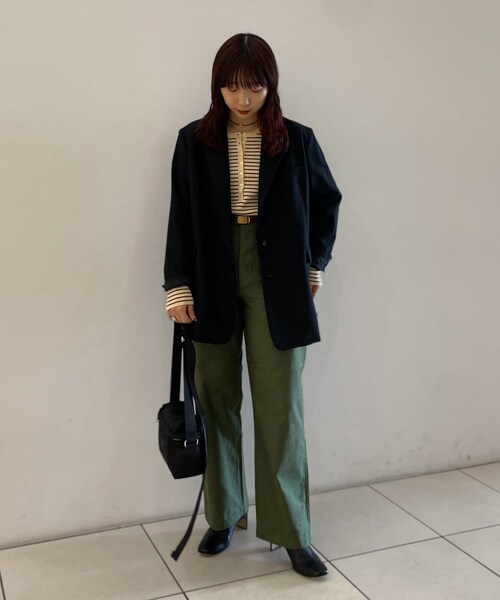 URBAN RESEARCH（アーバンリサーチ）の「CIOTA　Baker Pants（チノパンツ・レディース・Olive・1/2）」の5枚目の写真