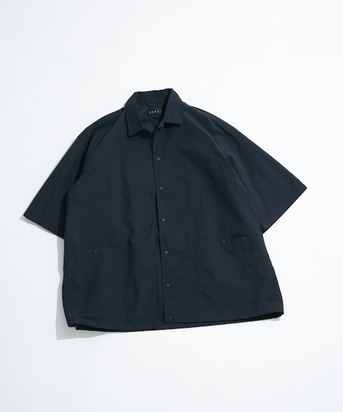 EKAL(エカル)の「『UR TECH』ナイロンタッサーショートスリーブシャツ(シャツ/ブラウス・メンズ・レイクサンリーフ/イエロー/ネイビー/グラファイト/レイクブルー・M/L)」の3枚目の写真