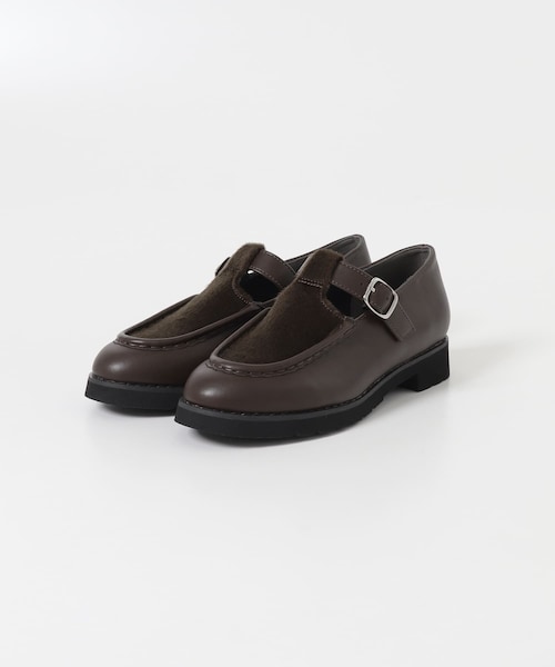 URBAN RESEARCH DOORS(アーバンリサーチドアーズ)の「Tストラップローファー(その他シューズ・レディース・BLACK/BROWN・36/37/38)」の2枚目の写真
