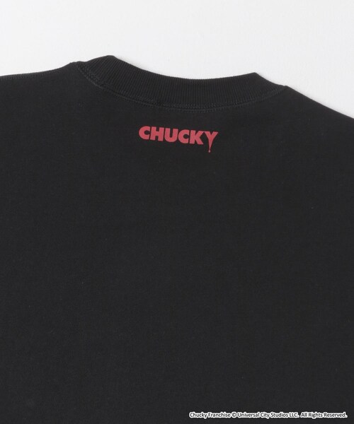 ITEMS URBANRESEARCH（アイテムズ アーバンリサーチ）の「『別注』UNIVERSAL MOVIEスウェット（スウェット・メンズ・CHUCKY WHT/CHUCKY BLK/PSYCHO WHT/PSYCHO BLK/ET WHT/ET BLK/JAWS WH/JAWS BLK・M/L）」の19枚目の写真