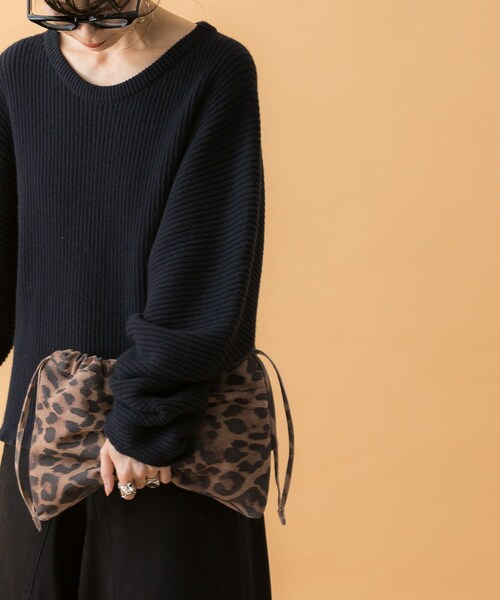 URBAN RESEARCH（アーバンリサーチ）の「Ch!iii×URBAN RESEARCH　別注Squeeze clutch（クラッチバッグ・レディース・Leopard/Taupe・-）」の15枚目の写真
