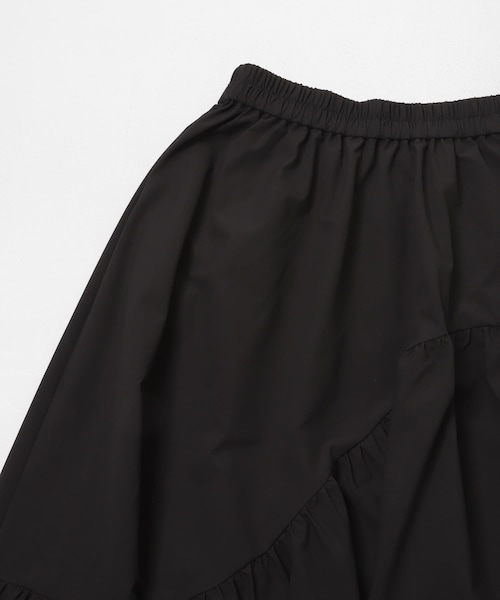 SENSE OF PLACE by URBAN RESEARCH(センスオブプレイスバイアーバンリサーチ)の「アシメキリカエギャザースカート(スカート・レディース・OFF WHITE/BLACK/BEIGE・One)」の20枚目の写真