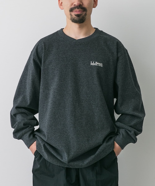 URBAN RESEARCH DOORS（アーバンリサーチドアーズ）の「L.L.Bean JAPAN EDITION　Union Long-Sleeve T-shirts（Tシャツ/カットソー・メンズ・White/Birch/Navy/Ocean/T Charcoal・M/L/XL）」の17枚目の写真