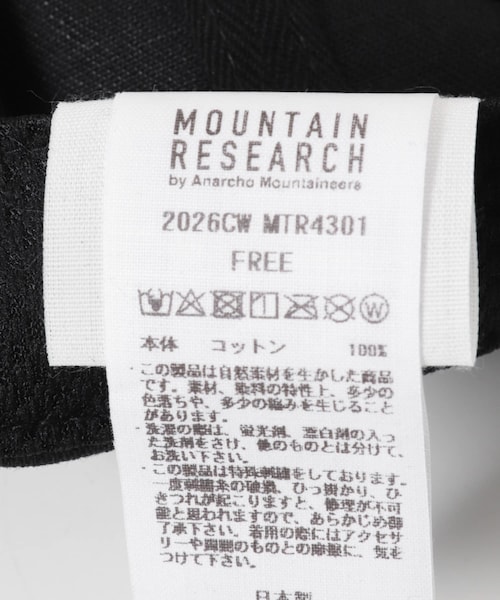 EKAL（エカル）の「mountain research　HOLIDAY Cap（キャップ・メンズ・Black/Off White・One）」の9枚目の写真