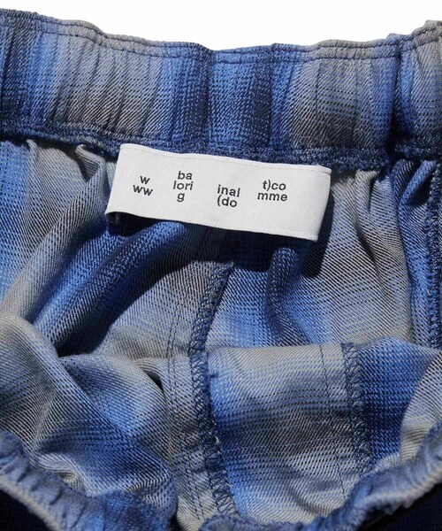 ADAM ET ROPE'（アダムエロペ）の「【BAL/バル】PLAID WIDE MOUNTAIN PANT（その他パンツ・メンズ・ブラウン/ブルー系・2/3）」の13枚目の写真