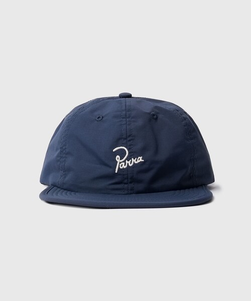 ADAM ET ROPE'（アダムエロペ）の「【by Parra/バイ・パラ】  Signature 6 panel hat（キャップ・メンズ・ホワイト/ダークブラウン/ネイビー系・F）」の3枚目の写真