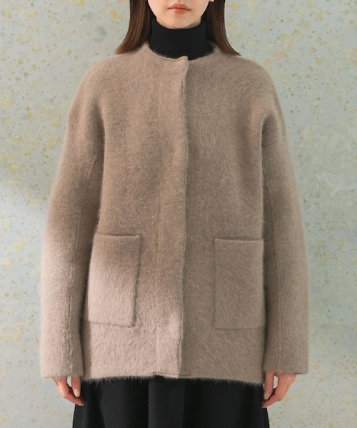 URBAN RESEARCH ROSSO（アーバンリサーチロッソ）の「エアリーニットジャケット（カーディガン/ボレロ・レディース・L/GRAY/YELLOW/MOCHA・FREE）」の19枚目の写真