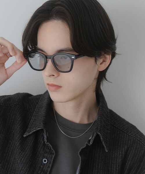 SENSE OF PLACE by URBAN RESEARCH（センスオブプレイスバイアーバンリサーチ）の「ウェリントンサングラス（メガネ・メンズ・BROWN/BLUE/C.BLUE/BLACK・One）」の7枚目の写真