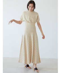 LAGUNAMOON | ミックスカラーパターンニットワンピース(ワンピース)