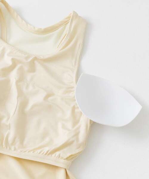 URBAN RESEARCH Sonny Label（アーバンリサーチサニーレーベル）の「SLAB　Peplum Bratop（タンクトップ・レディース・オフ/ブラック・S-M/M-L）」の9枚目の写真