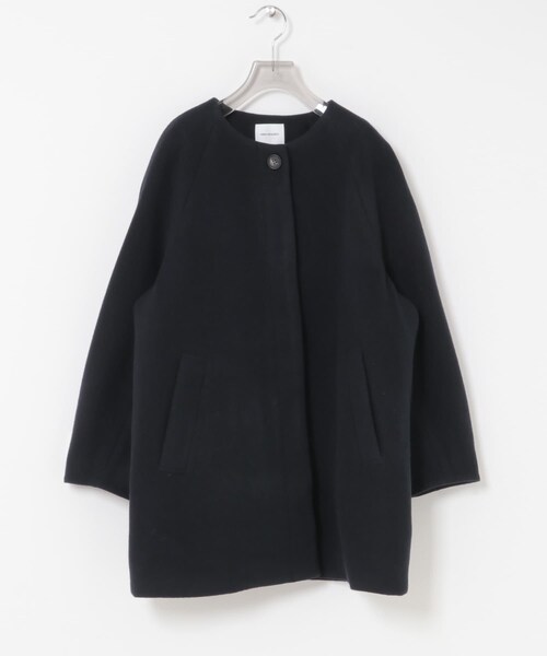 URBAN RESEARCH(アーバンリサーチ)の「スーパー100ウールモッサノーカラーコート(テーラードジャケット・レディース・ALMOND/D.NAVY・36/38)」の7枚目の写真