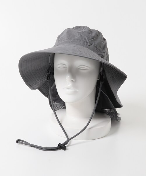 EKAL（エカル）の「Pertex ハット（ハット・メンズ・ブラック/グレー・One）」の2枚目の写真