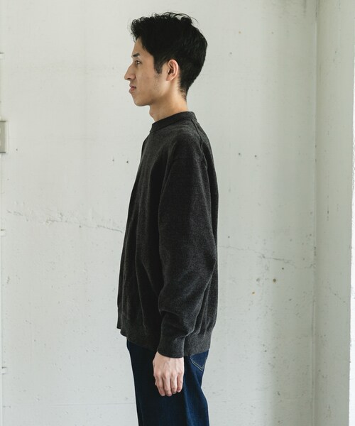 URBAN RESEARCH DOORS（アーバンリサーチドアーズ）の「モールニットプルオーバー（ニット/セーター・メンズ・GREIGE/SAGE/CHARCOAL・M/L）」の14枚目の写真