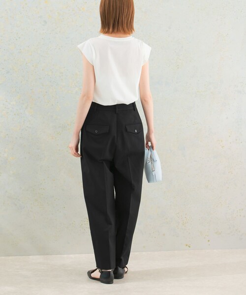 URBAN RESEARCH ROSSO（アーバンリサーチロッソ）の「タックコクーンパンツ（その他パンツ・レディース・off/beige/black・36/38）」の21枚目の写真