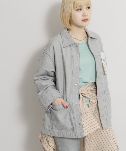 THE GOODLAND MARKET（ザグッドランドマーケット）の「ザ グッドランド マーケット　RE DENIM COVERALL（デニムジャケット・メンズ・L.INDIGO・1/2/3）」の19枚目の写真