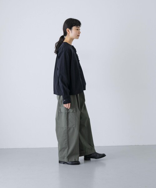 かぐれ(カグレ)の「ユーティリティーイージーパンツ(その他パンツ・レディース・OFF/SMOKEKHAKI・Free)」の19枚目の写真