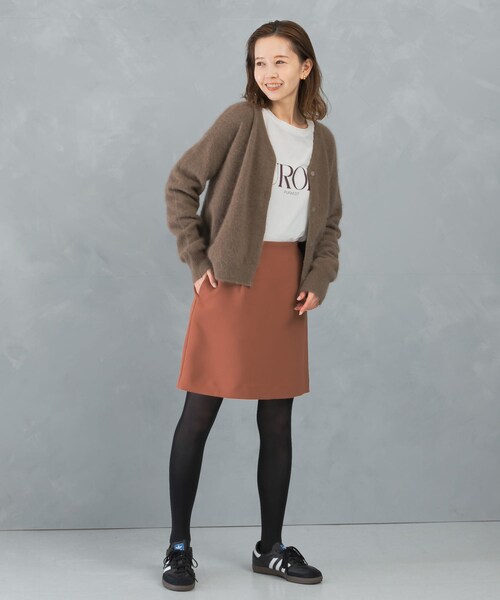 URBAN RESEARCH ROSSO（アーバンリサーチロッソ）の「バックファスナーミニスカート（スカート・レディース・black/browncheck/terracotta・36/38）」の15枚目の写真