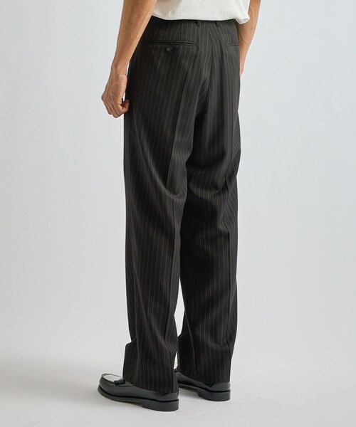 Saturdays NYC(サタデーズ ニューヨークシティ )の「George Herringbone Stripe Two Tuck Pant(その他パンツ・レディース・ブラック/グレー・L/M/S/XL)」の17枚目の写真